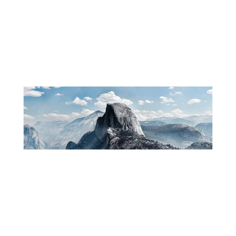 Reproduction de photo panoramique sur toile, Half Dome, Yosemite Valley, parc national de Yosemite, CA by-Panoramic