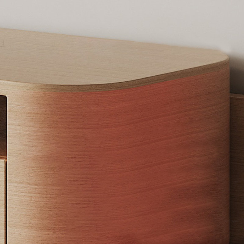 Meuble télé moderne en bois manufacturé beige
