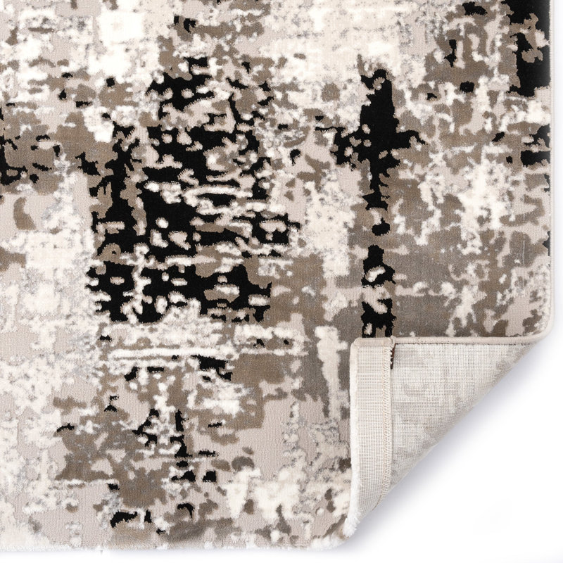 Abstract Indoor Rug, Rectangle 4' x 6'