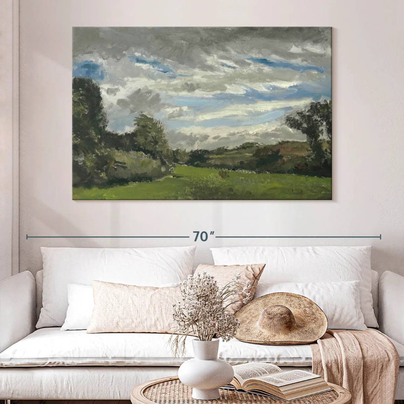 Paysage avec dunes à Alvord, H 34 po x l 51 po