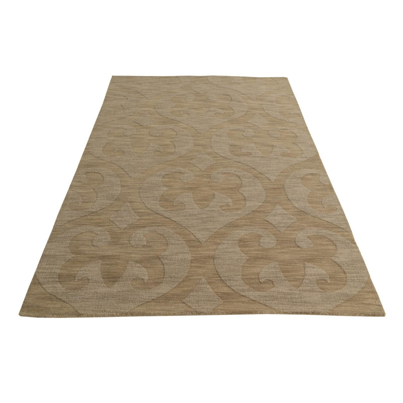 Tapis brun clair 5 x 8 Powley