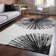 Premium Machine Washable Cerrito Black Rug