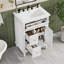 Meuble-lavabo 24 po avec lavabo, tiroir rabattable, deux tiroirs, tablette réglable-1485790713