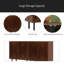 Armoire rustique, ensemble de 2 armoires de rangement, buffet classique