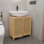 Tova Rustic Bamboo Vanity Base with Ample Storage and Eco-Friendly Design (Base Only)