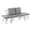Chaise longue d'extérieur convertible avec coussin-1040393569