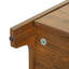 Meuble moderne 2 en 1 pour chat, table d'appoint pour litière pour chat, maison pour chat avec rangement, pour 2 petits et moyens chats - Brun-130733807