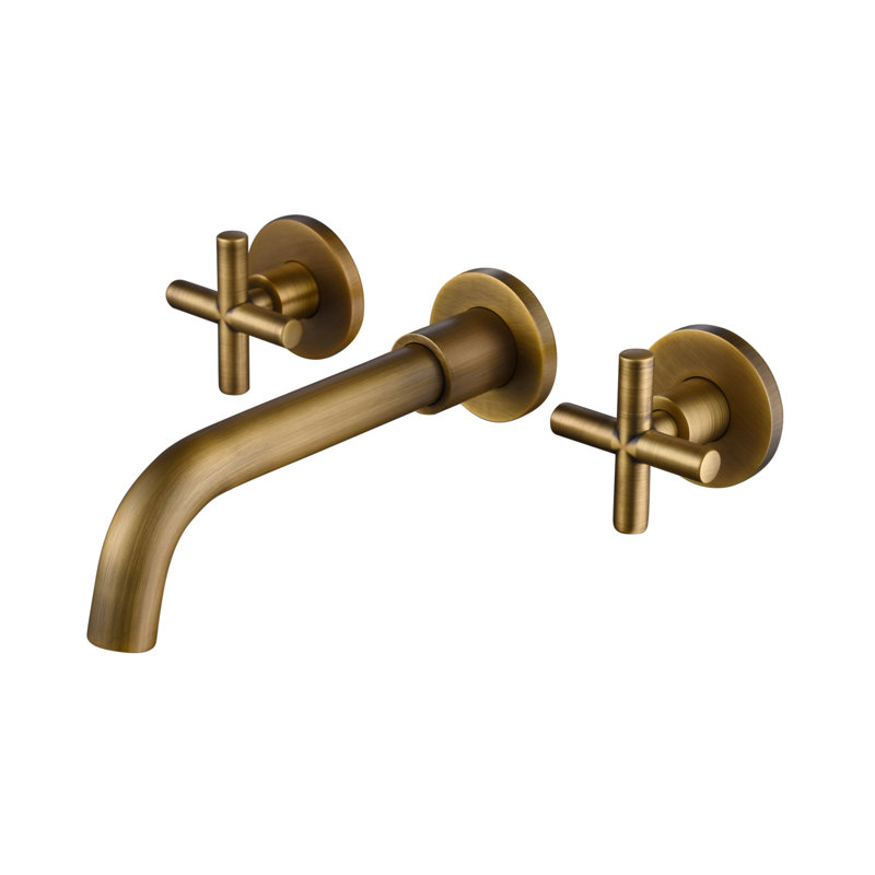 Bathroom Faucet Wall Mounted Bathroom Sink Faucet, Bronze