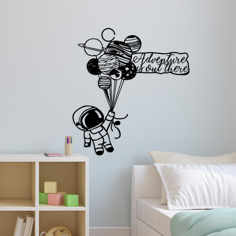 Stylish Decorative Metal Wall Accessory, Black Finish, 25.2 x 27.6 inches | 100% Metal Construction, Thickness: 0.06 inches | Lightweight at 1.9 lbs, Perfect for Home Décor, Easy Wall Mounting