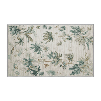 Tapis gris lavable à la machine
