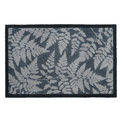 Non-Slip Floral Indoor Doormat