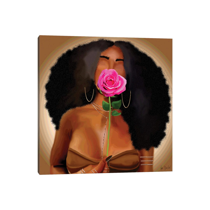 Ebony 1 Piece Wrapped Canvas Wall Art, 45.72 cm H x 45.72 cm W x 1.91 cm D