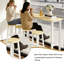 Ensemble de table de bar et de tabouret pour 4 personnes Modern Modern-1481009907-1481009896-1481009897