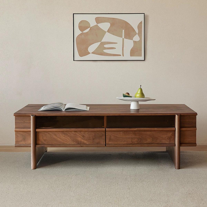 Table de bout en noyer noir
