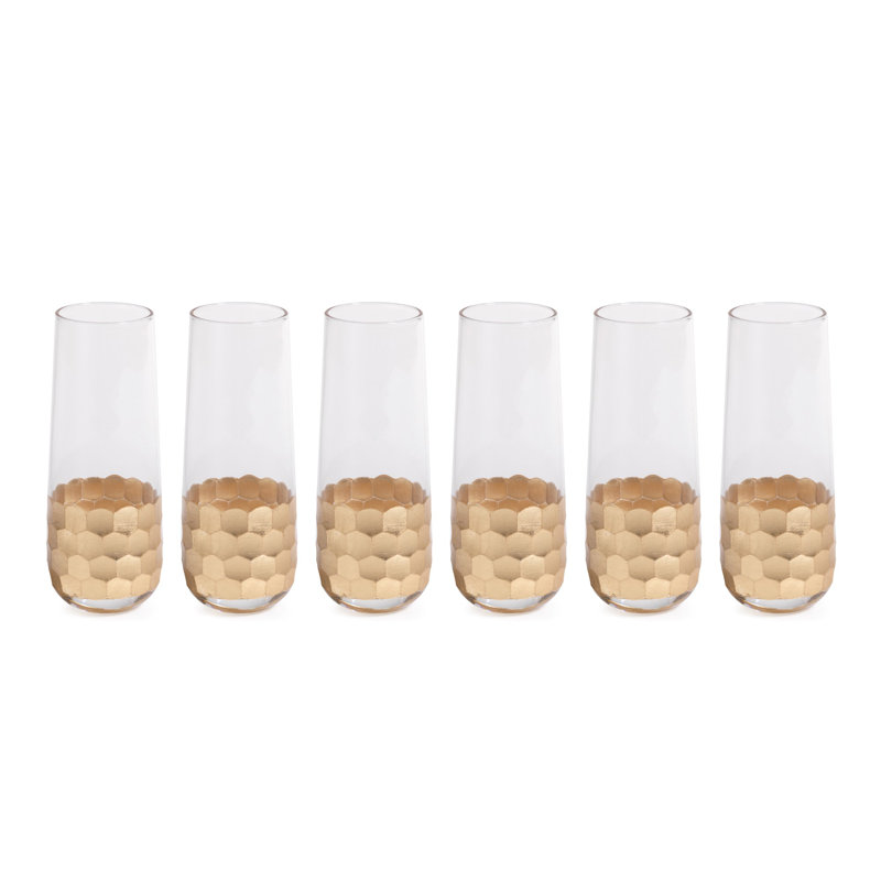 Downer 8.45oz. Flute Set, Gold