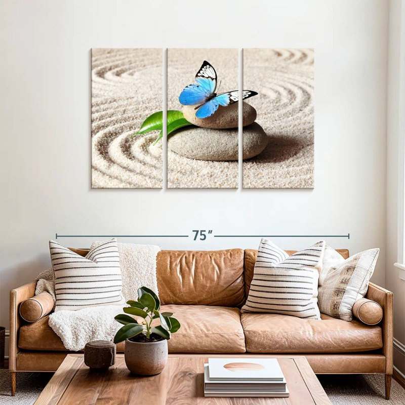 Peaceful Butterfly, 36" H x 57" W