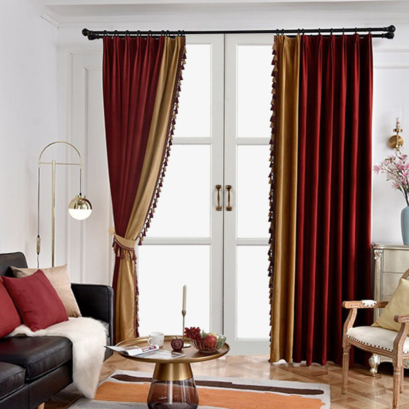 Casoni Room Darkening Curtain Panel Pair, 52" W x 95" L