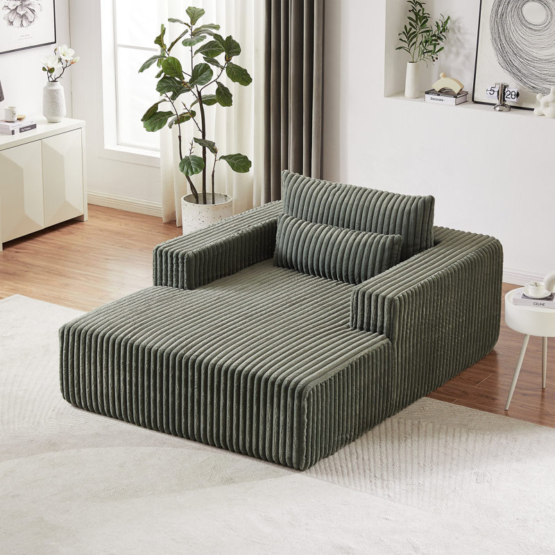 Canapé de salon, canapé-lit, fauteuil-lit moderne moelleux, Vert d’armée