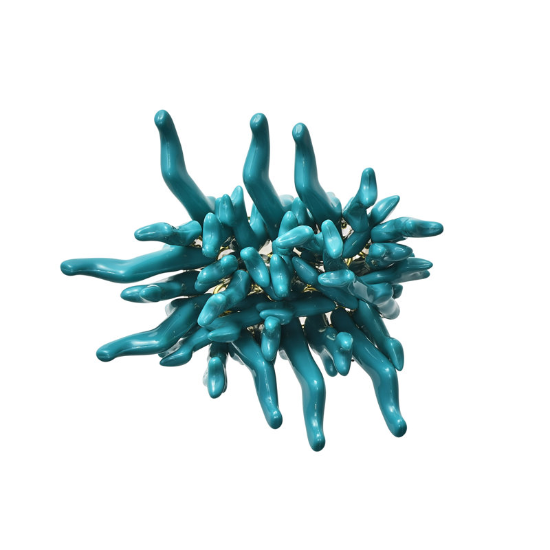 Amalfi 4 Piece Napkin Ring Set, Turquoise