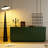 Modern Buffet Cabinet with 3D Textured Doors and Ample Storage for Living Room or Kitchen-1365337611