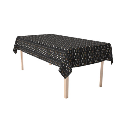 Hackensack Geometric Halloween Tablecloth