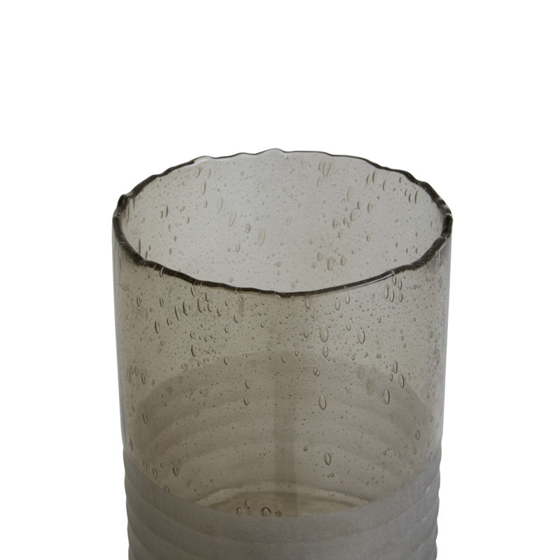 Glass Tabletop Tealight Holder, 20cm H x  15cm W x 15cm D