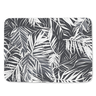 Tapis de bain floral