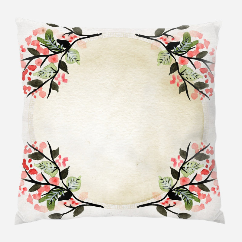 Coussin décoratif Brandonville, Microsuède, Intérieur