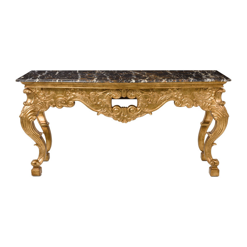 Table console en marbre isadore