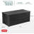 150 Gallon Outdoor Storage Bench – Resin, Wood-Plank Design, Seats 2, Easy-Lift Lid, All-Weather, Lockable, For Patio, Garden, Pool Accessories-125091693
