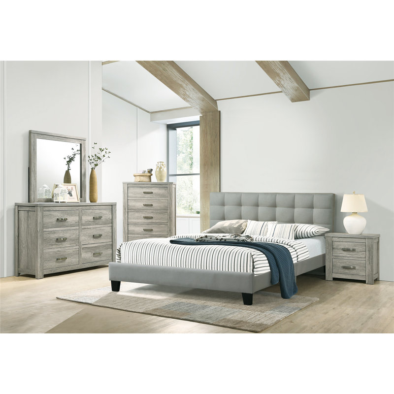 Varshini Upholstered Platform Bed, California King