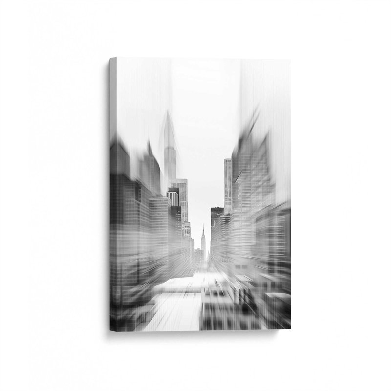 NYC City Rhythms, reproduction sur toile, H 18 po x l 12 po x P 1,25 po, Toile tendue