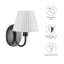 Applique murale Wave en noir-101991382
