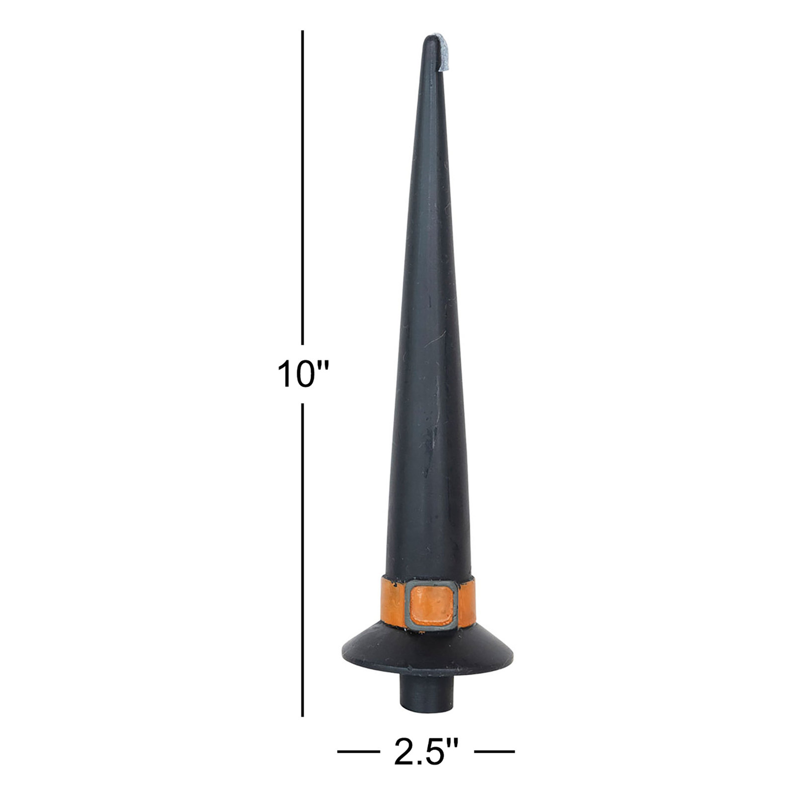 Unscented Witch Hat Shaped Taper Candle
