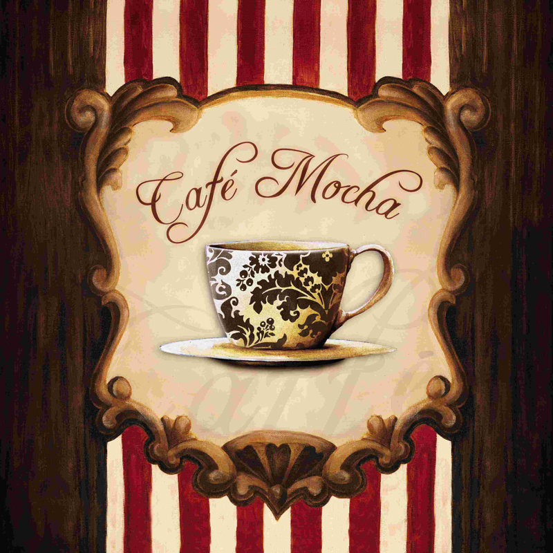 «Cafe Mocha 2», impression sur toile tendue, L 20 po x H 20 po