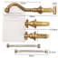 Marcelo 2 Handle Wall Bath Filler