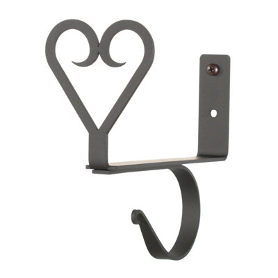 Heart Curtain Shelf Brackets