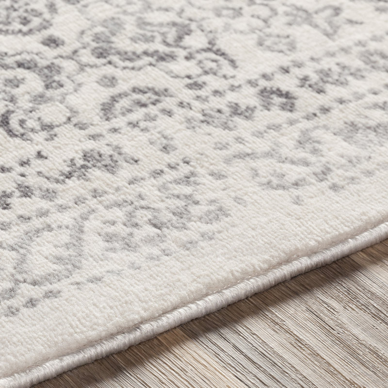 Tapis oriental tissé à la machine DeSoto, Carré 7 pi x 10 po