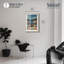 «Lakefront Leisure Shadowbox Print Vintage Art Prints» par Notoriart, cadre blond, 24 x 36-100627649-100627674
