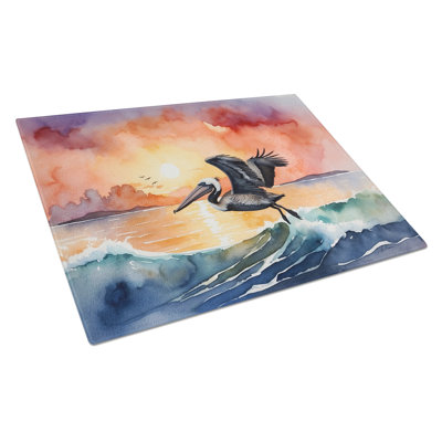 Planche à découper en verre Pelican Fiery Sunset
