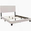 Lit double ivoire avec garniture cloutée-1284015221