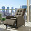 Chaise longue d'extérieur 30 po avec coussins
