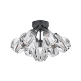 Elise 7 - Light 16.25'' Cluster Sphere Semi Flush Mount