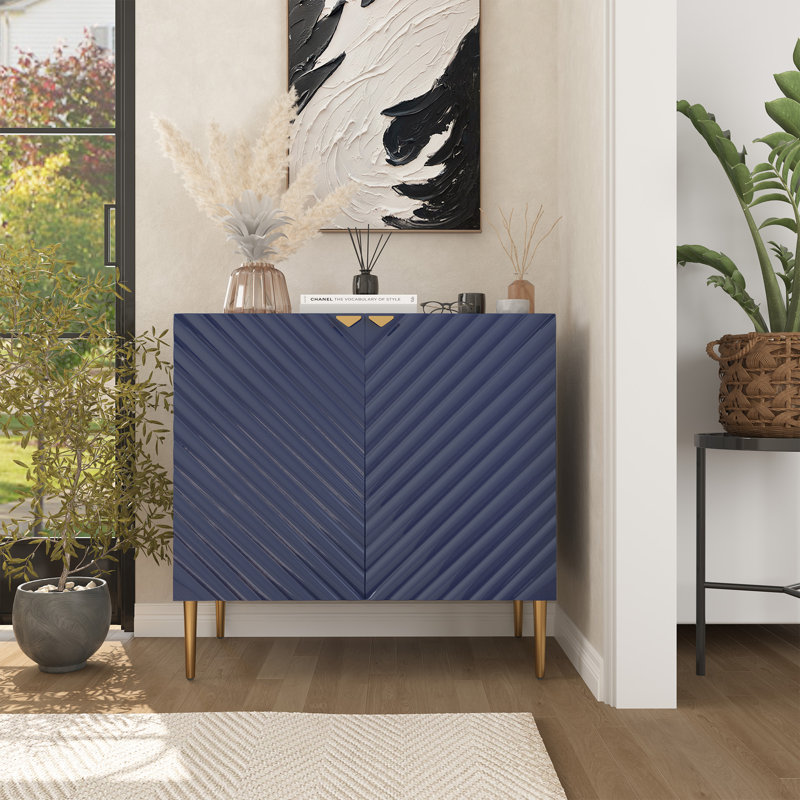 Newmark Accent Cabinet, Blue