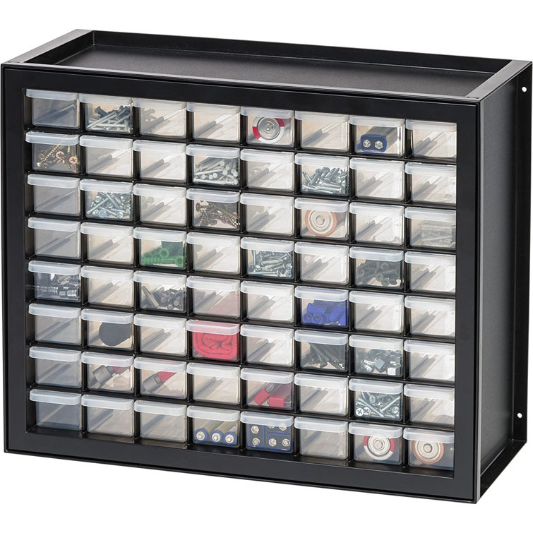 12 Drawers PVC Hardware Storage Organizer Stackable Tool Storage Box with  Translucent Drawers for Classroom, Office Supplies, Crafts, Toys and More