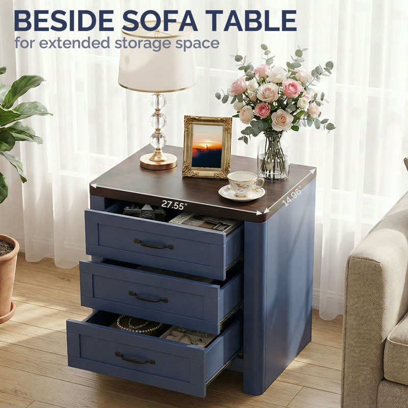 Commode 3 tiroirs 27,55 po
