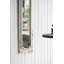 Miroir de plancher 11,8 x 1,6 x 69,3 po avec finition blanche vieillie