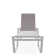 Holna Outdoor Rust-Resistant Metal Chaise Lounge