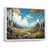 White Floater Framed