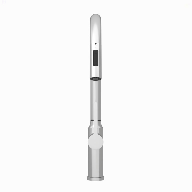 Bothwa Home 18.83" CUPC Certified Pull-Down Kitchen Faucet, Brushed Nickel